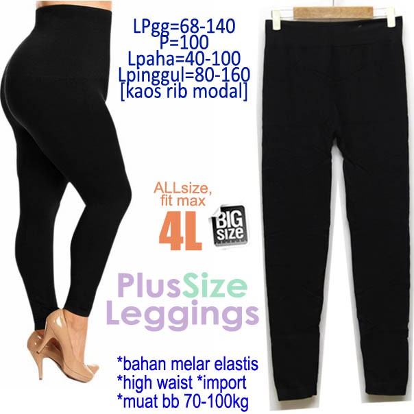 black legging plus size