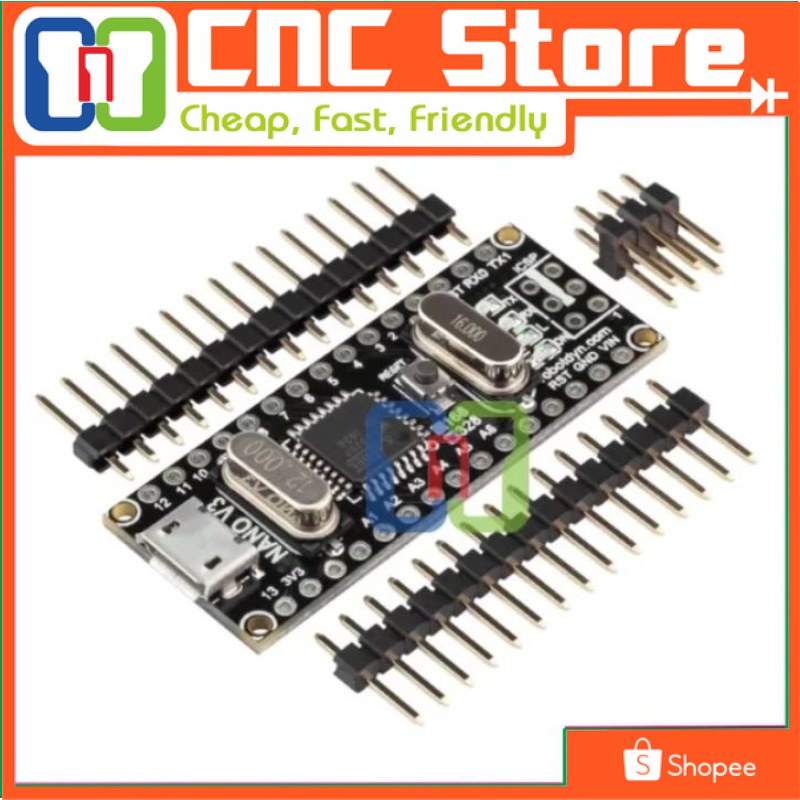 Jual Brd 0018 Arduino Nano V3 Atmega328p Ch340g 5v Micro Usb Board Shopee Indonesia 7469