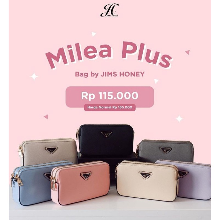 Free Exclusive Box Milea Plus Bag Jims Honey Tas Wanita Selempang Import