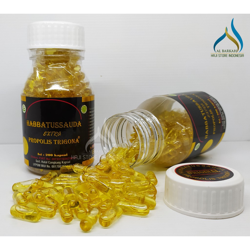 HABATUSAUDAH / HABATUSAUDA CAIR / JINTEN HITAM / PROPOLIS TRIGONA / 200 KAPSUL