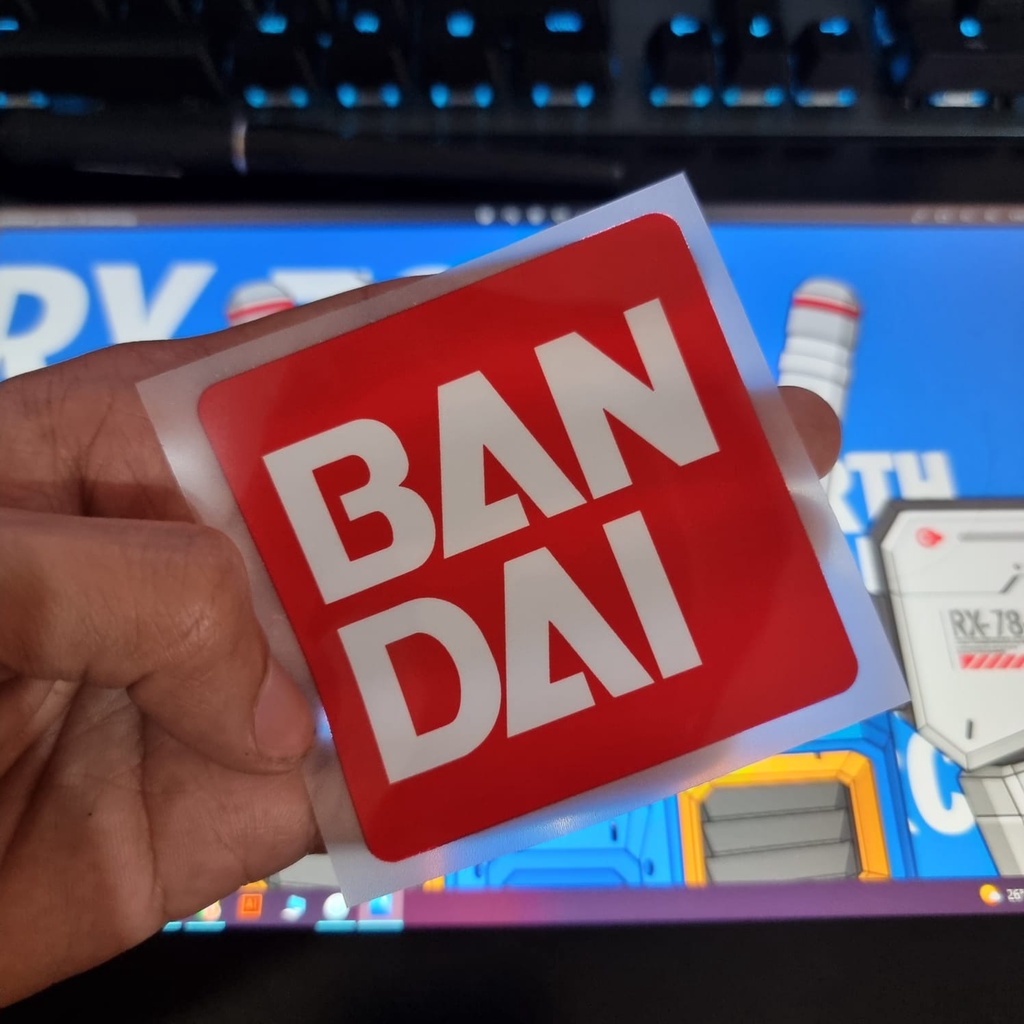 BANDAI STIKER BAJU PATCH SABLON SATUAN  BANDAI DIY AKSESORIS KAOS PRIA