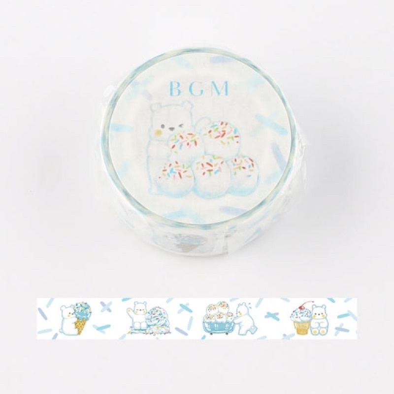 

Washi Tape BGM Polar Bear Ice Cream