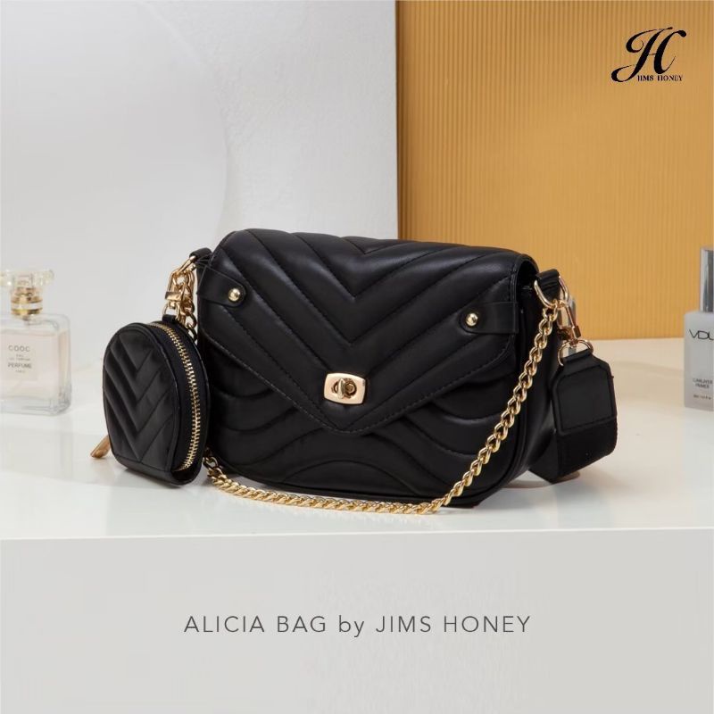TAS WANITA TERBARU JIMS HONEY ALLICIA BAG CANTIK SIMPLE MURAH BERKUALITAS BY JIMS HONEY BANJARBARU B