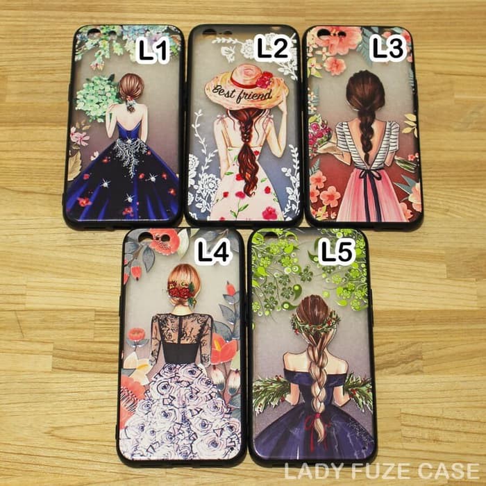 Softcase Casing Case Lady Girls Cases Samsung J2 J7 Prime AD810