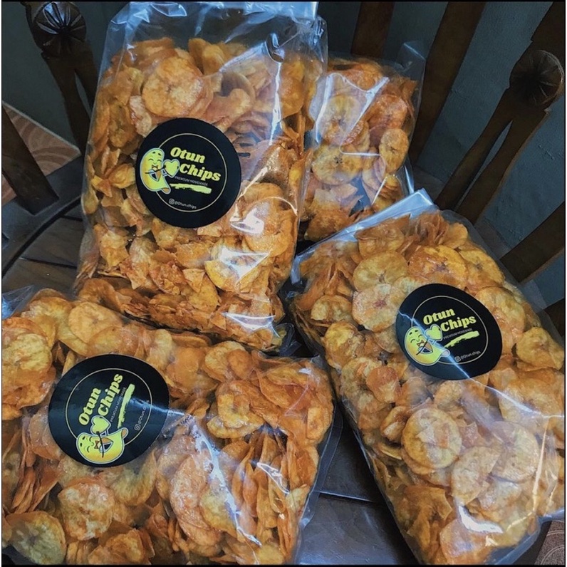 

Keripik Pisang Otun Chips Rasa Karamel Spesial