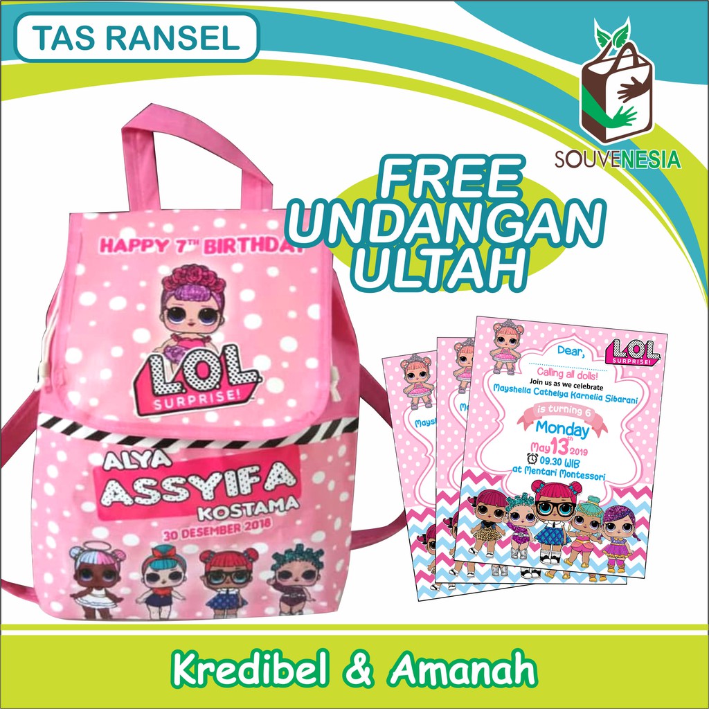 

Tas Souvenir Ultah Murah Meriah Khusus Reseller | Tas Ulang Tahun Anak Custom