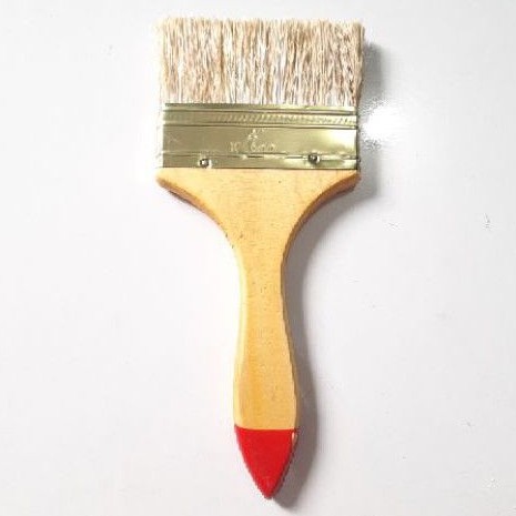 Kuas cat Tembok 633 4inci Gagang kayu / Kuas Cat Paint Brush