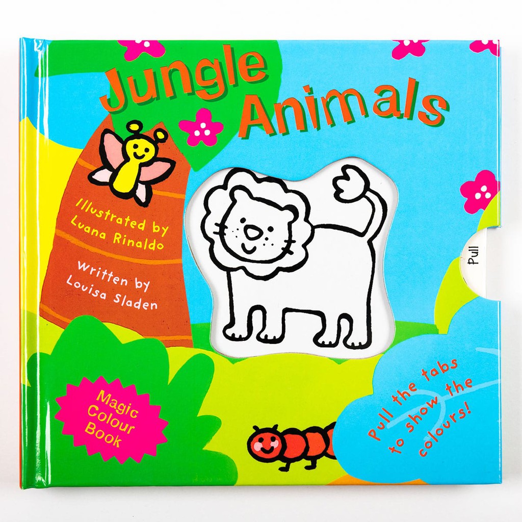 

Jungle Animals Magic Colour Book