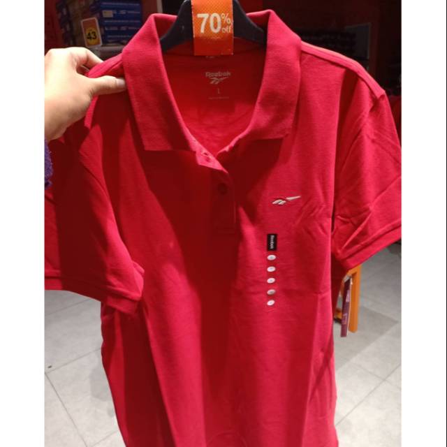  Kaos  Polo  Reebok  Women Original  Sportstation Shopee 