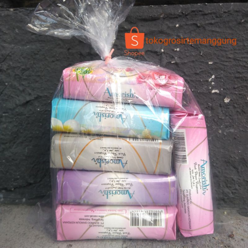 SABUN AMORISH 75GR MURAH ISI 6pcs PROMO