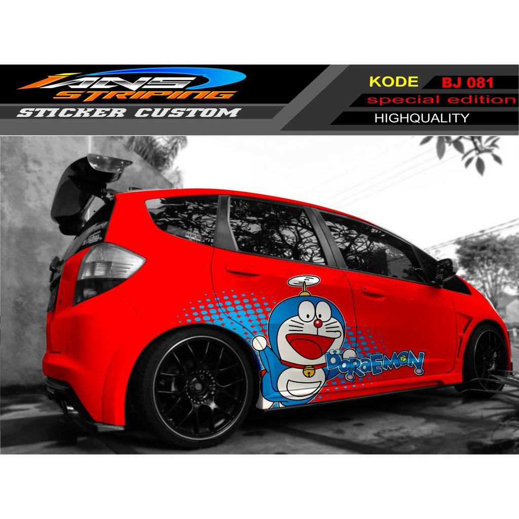 Jual DECAL STIKER HONDA JAZZ DORAEMON Indonesia Shopee Indonesia