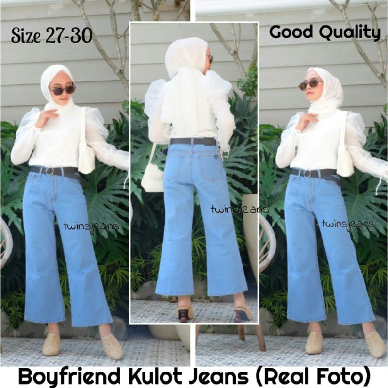 CELANA KULOT BOYFRIEND/CELANA BOYFRIEND KEKINIAN/BOYFRIEND WANITA/BOYFRIEND JEANS