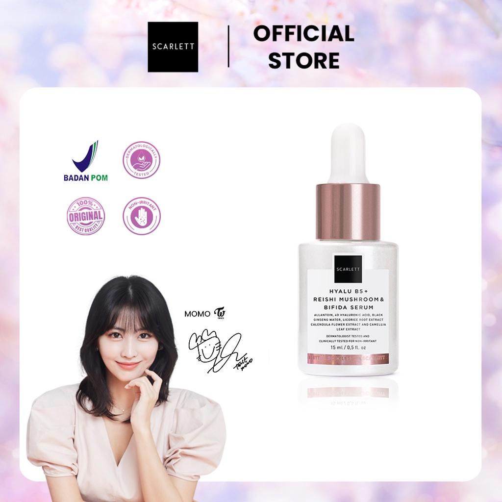 Scarlett Whitening - Hyalu B5 + Reishi Mushroom &amp; Bifida Serum