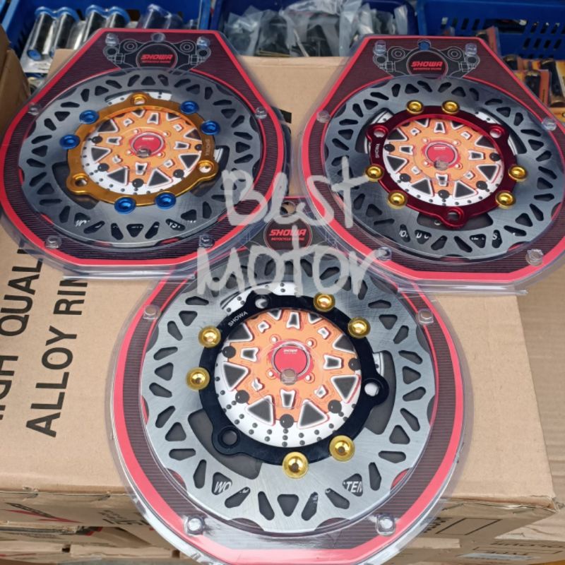 PIRINGAN CAKRAM NMAX FLOATING SET DEPAN BELAKANG SHOWA DISC BRAKE NMAX FLOATING