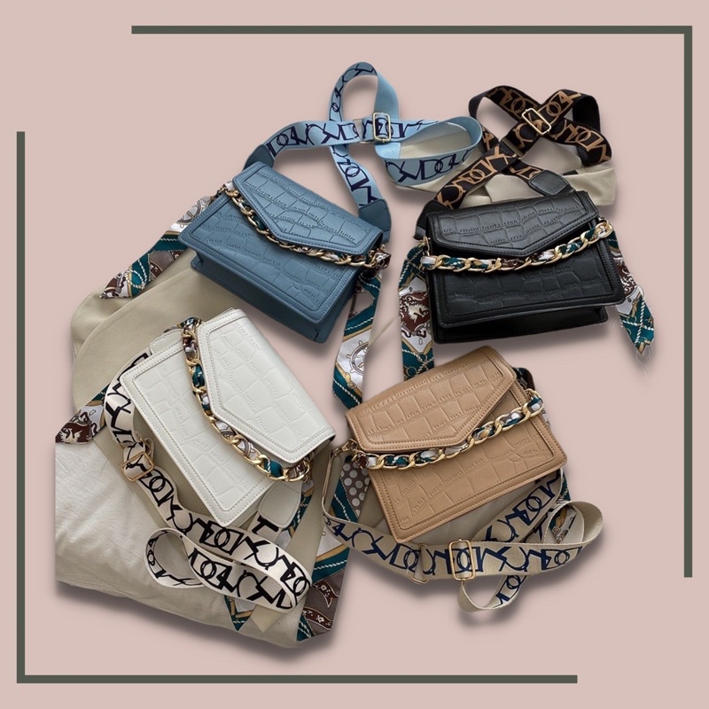Tas selempang wanita import tas korea wanita