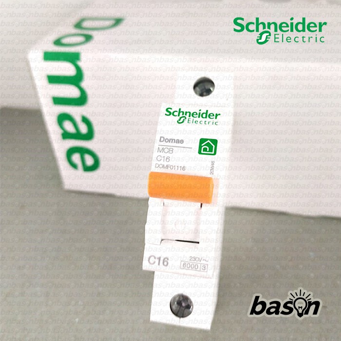 SCHNEIDER MCB Domae 1Phase 16A - circuit breaker / pemutus sikrit