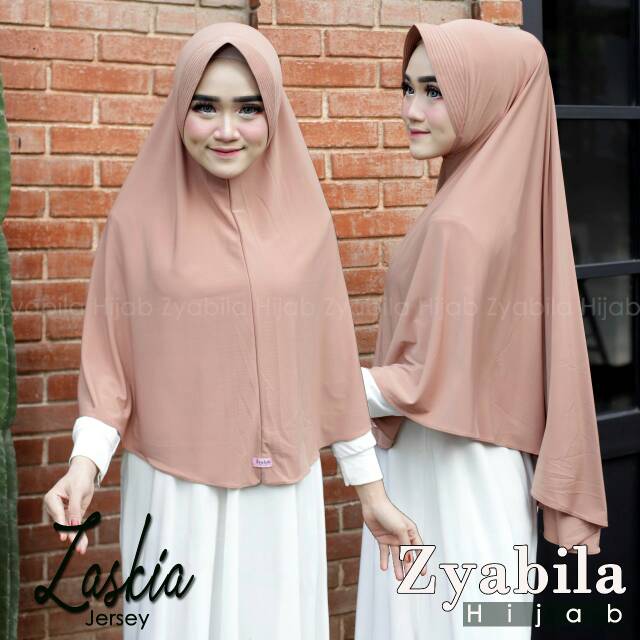 Jilbab bergo syar'i Size XL Jersey premium(COD)