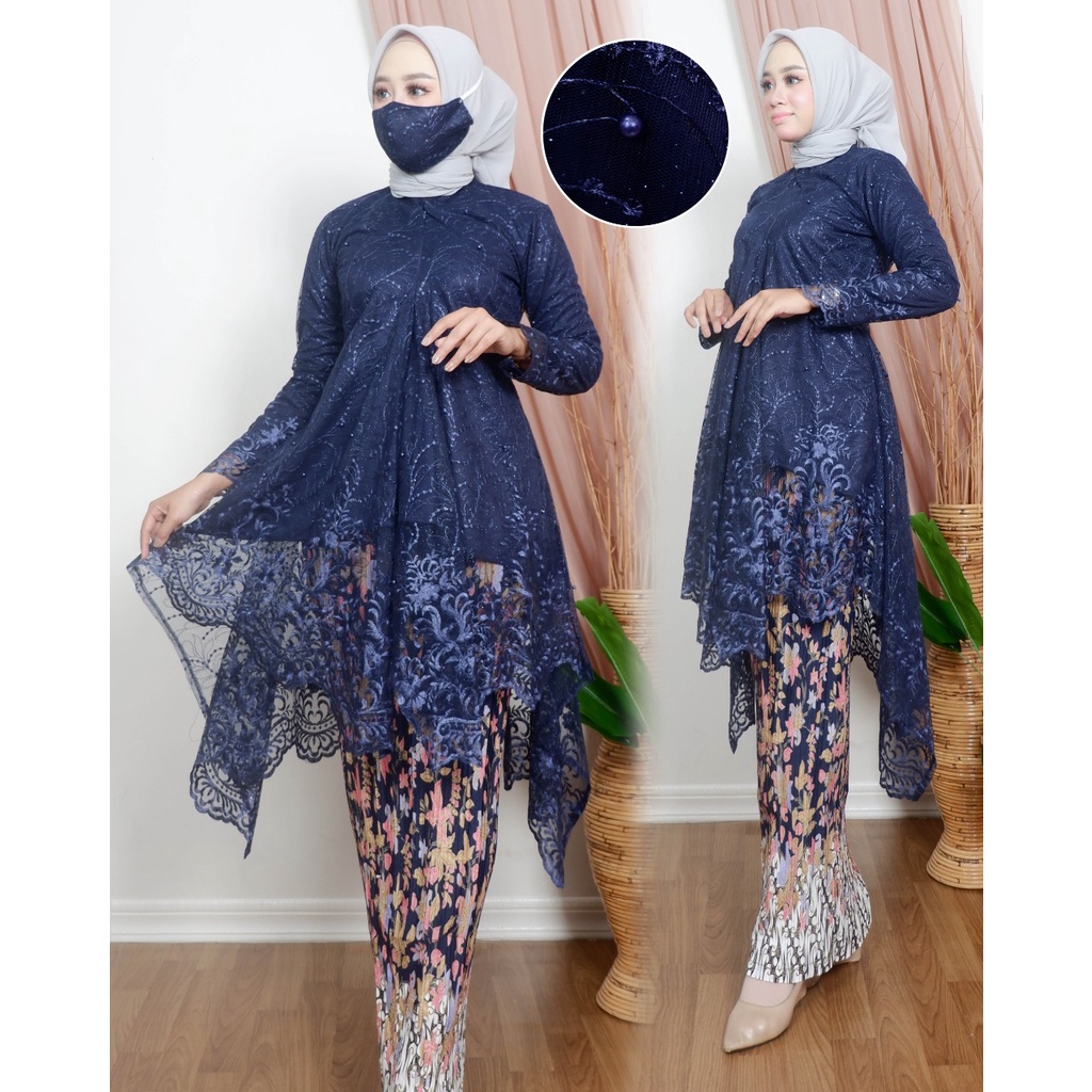 Kadai.baju / Kebaya tunik arumi / Kebaya modern tulle busui / Kebaya remaja dan pernikahan