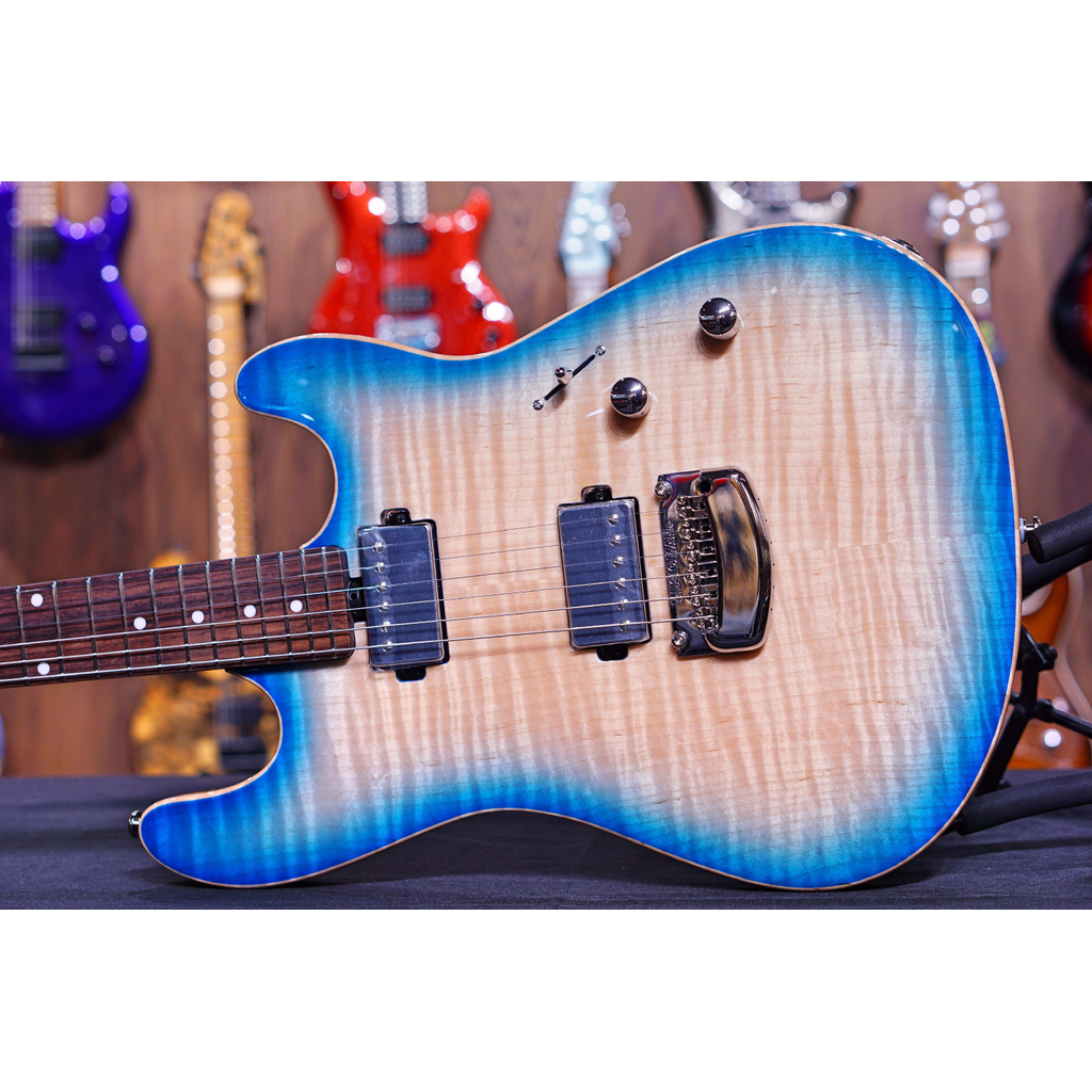 Ernie Ball Music Man BFR Sabre - Coral Blue Burst G96368