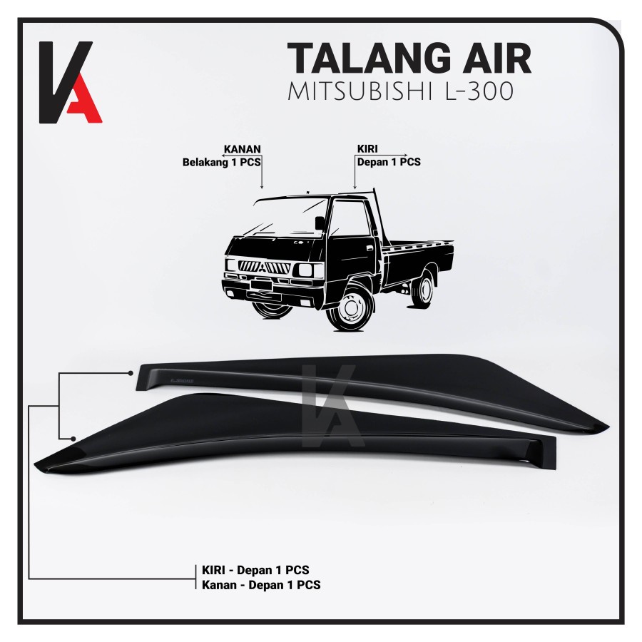 TALANG AIR PINTU MOBIL L300 MODEL KUPU-KUPU 2 PINTU