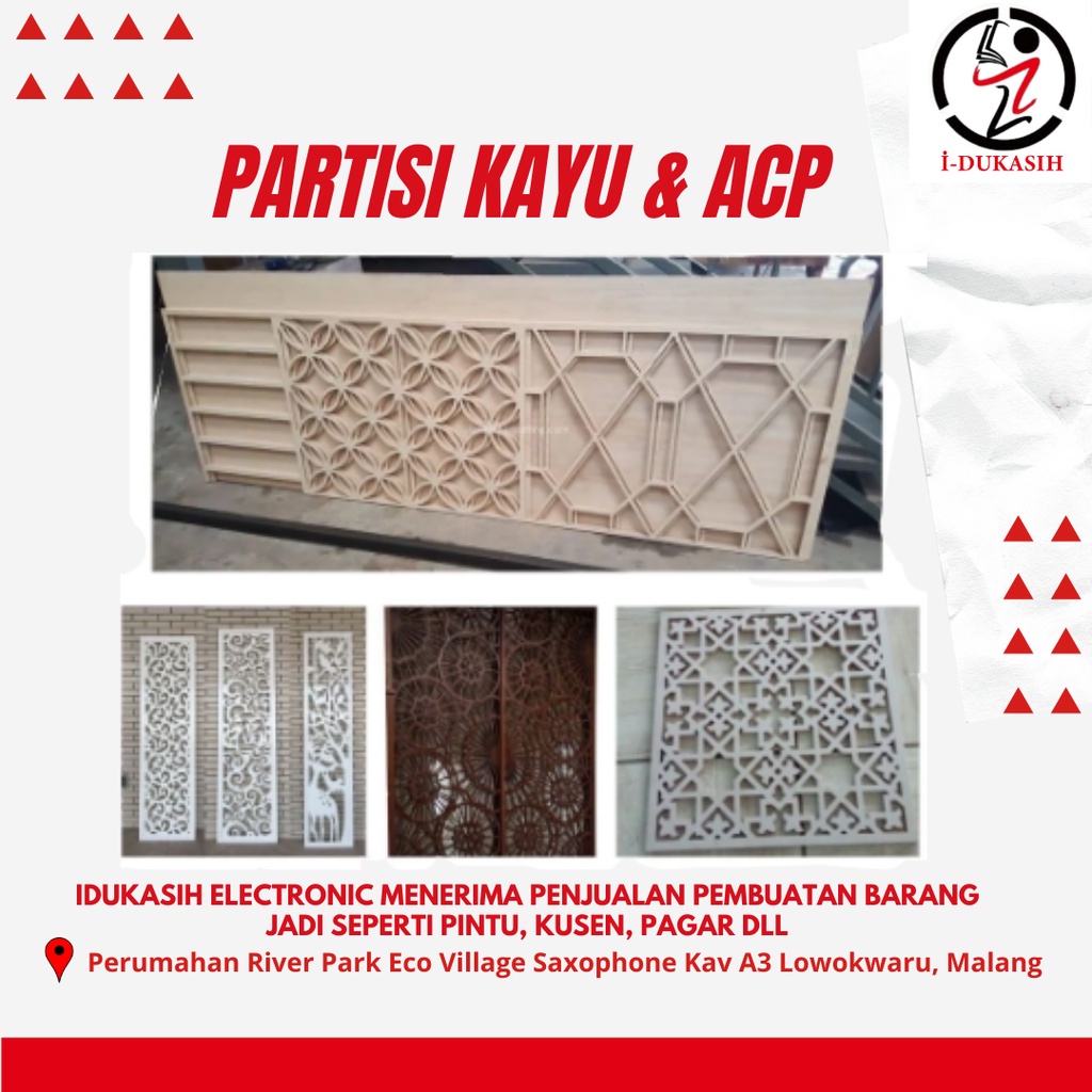 Custom Partisi kayu dan ACP