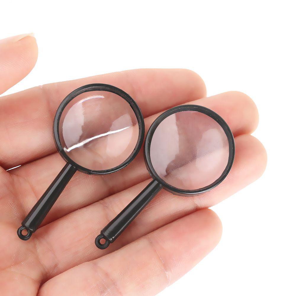 Suyo1 /5 /10pcs Kaca Pembesar Genggam Saku Mini 25mm Insect viewer Jewelry Loupe