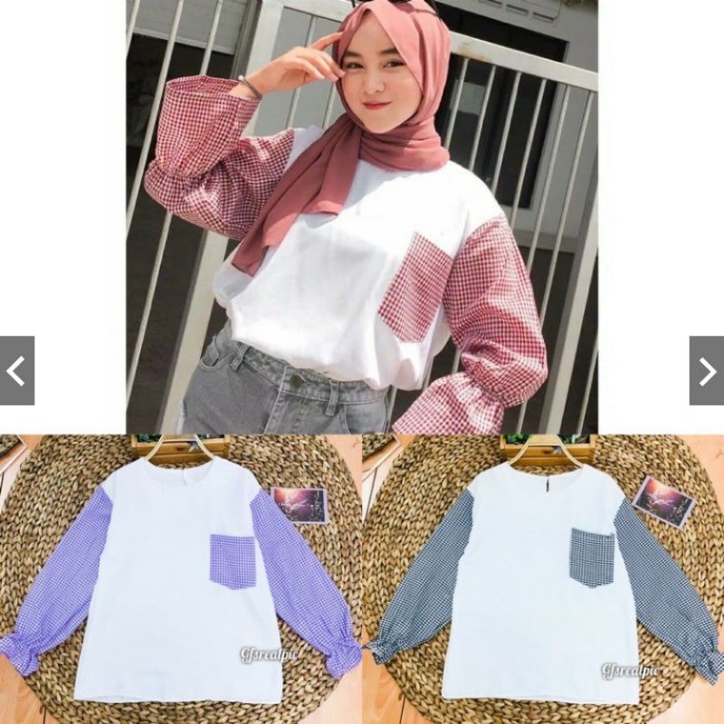 Arifirn Kika Blouse - Baju Wanita | Blouse Wanita