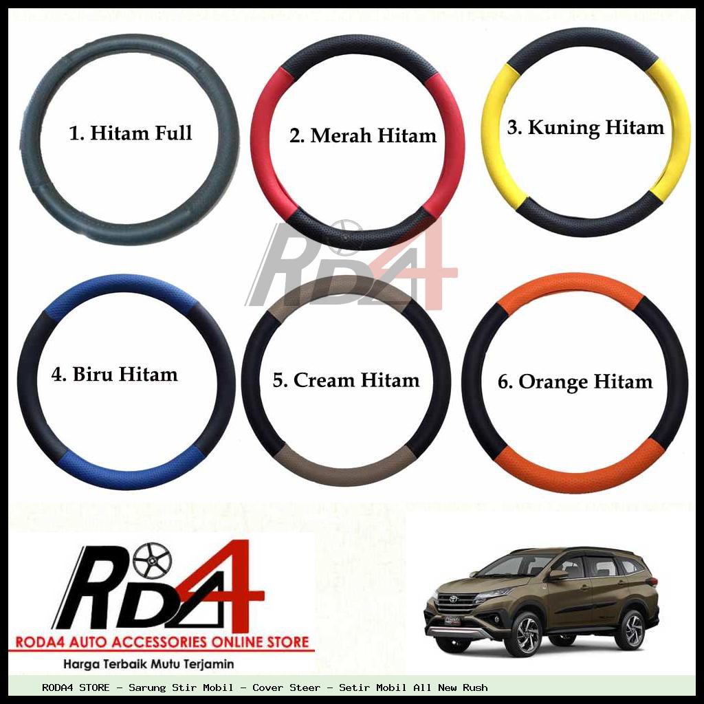 Sarung Stir Mobil - Cover Steer - Setir Mobil All New Rush