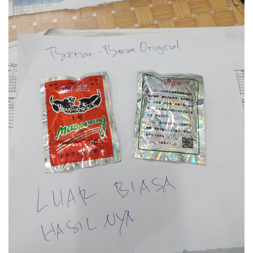 Ramtus Racun tikus istimewa dari mao wang racun pembasmi tikus mao wang original