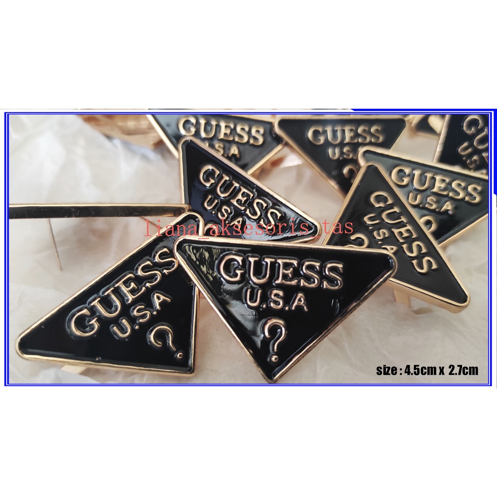 -AKSESORIS TAS HIASAN TAS - LOGO TAS - BROS TAS SELEMPANG WANITA (@1 BIJI)