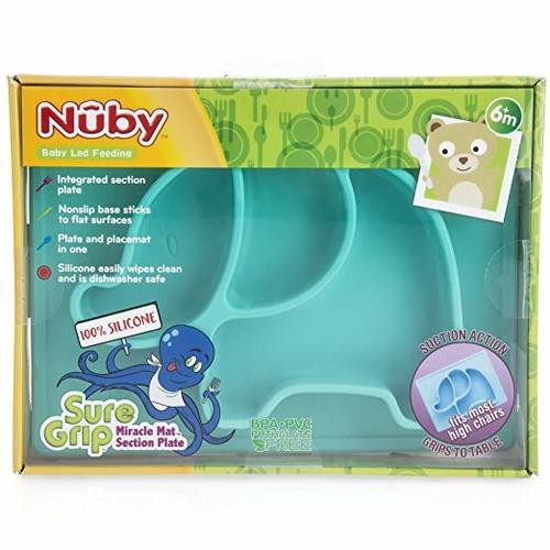 Nuby baby led feeding Silicone Animal Mat