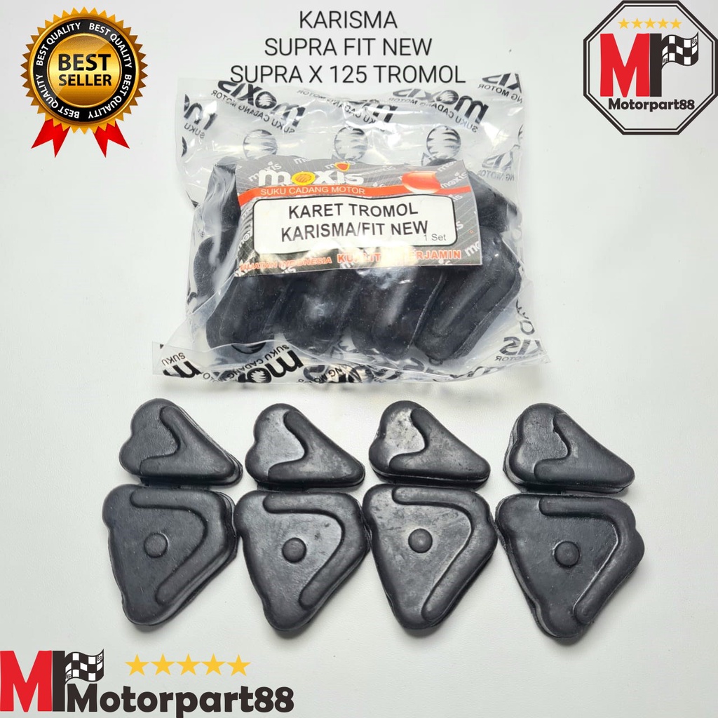 KARET TROMOL DAMPER SET MOXIS KARISMA SUPRA X 125 SUPRA FIT NEW MOXIS