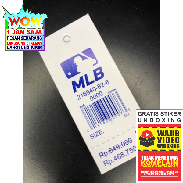 

MLB LABEL PRICE TAG BARCODE SUPER PREMIUM CO 1X DI KIRIM 600PCS