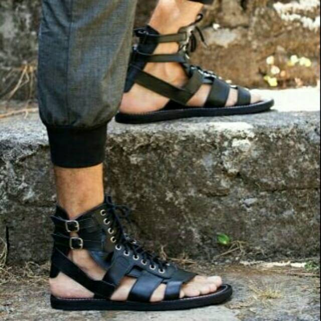 Sendal Pria / Sendal Gladiator Pria / Sendal Pria Kulit / Sendal Pria Kasual