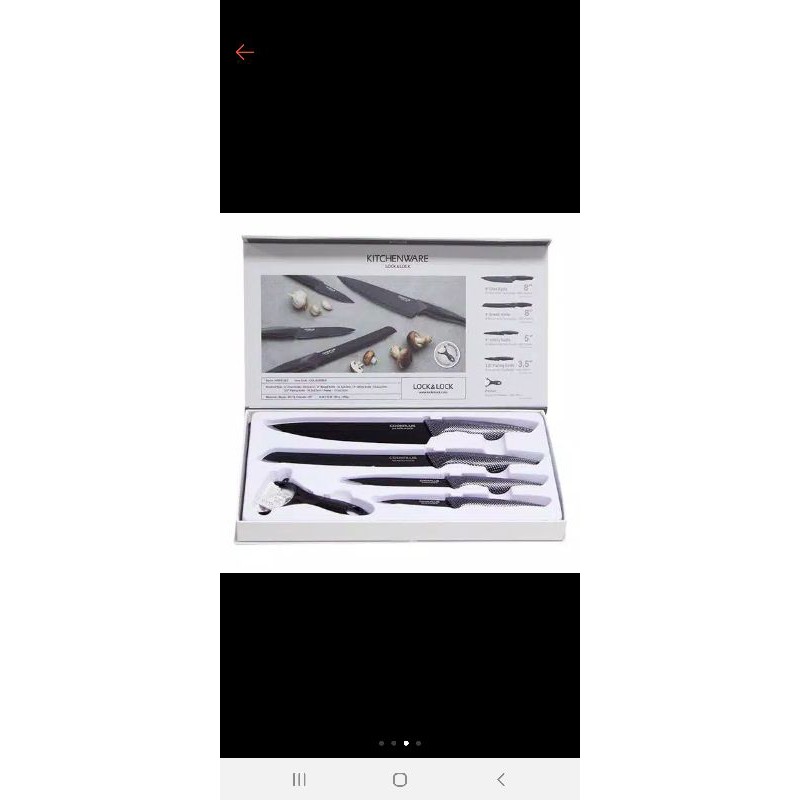 pisau lock n lock set