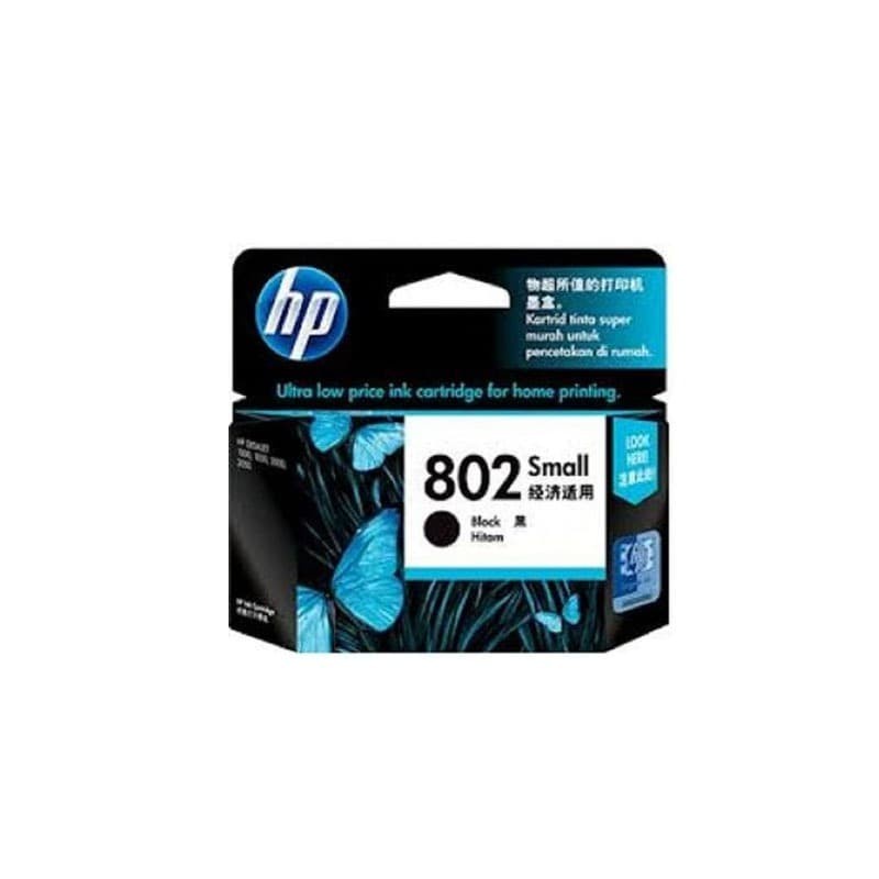 Tinta HP 802 Small Black Original , tinta printer HP ori