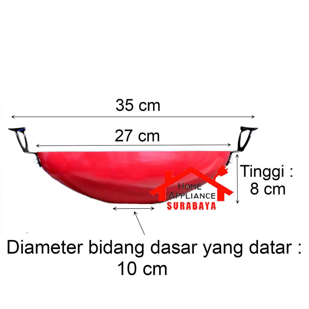 Wajan Goreng Penggorengan Maspion Maslon Jawa Wonder Wok 27 CM Anti Lengket