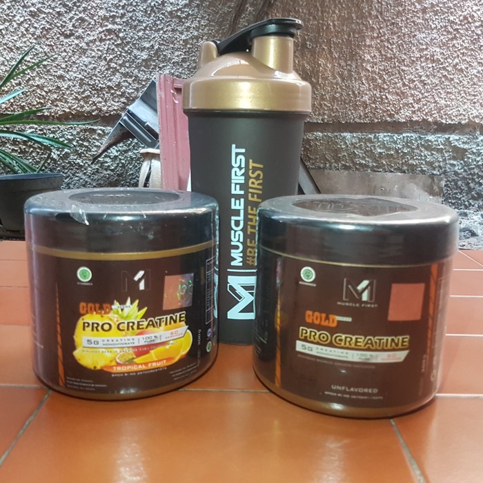 Muscle First Paket Lean Pro Isolate Whey dan Creatine + Free Shaker