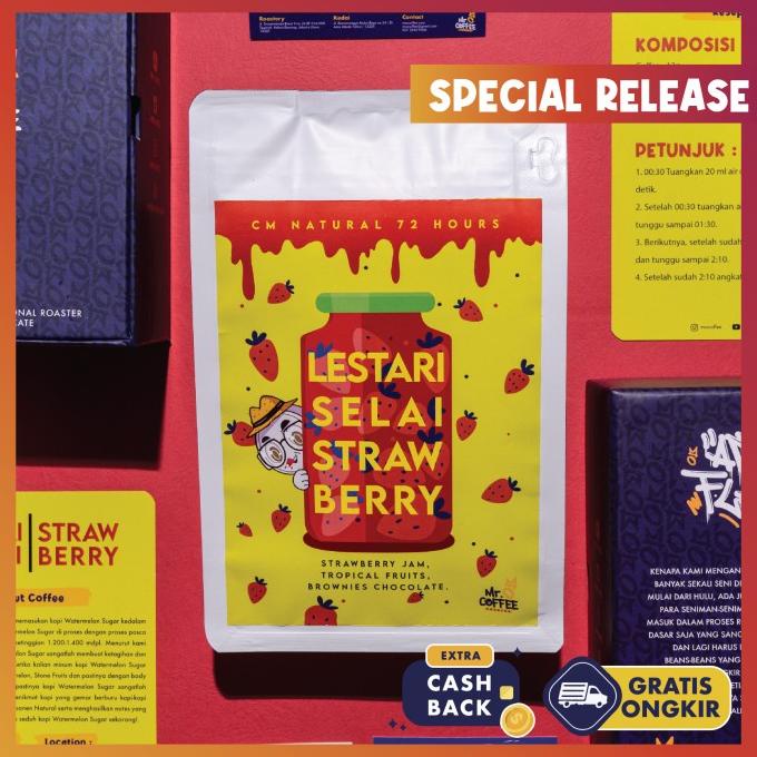

Kopi Arabika Specialty LESTARI SELAY STRAWBERRY 200g | Special Release -Diskon Besar