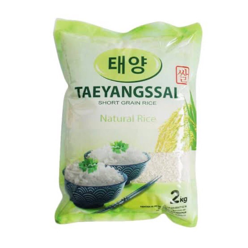 

Beras Taeyangssal ( Natural Short Grain Rice ) 2kg