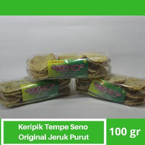 

Ready Stok Keripik Tempe Seno Varian Jeruk Purut 100gr Limited