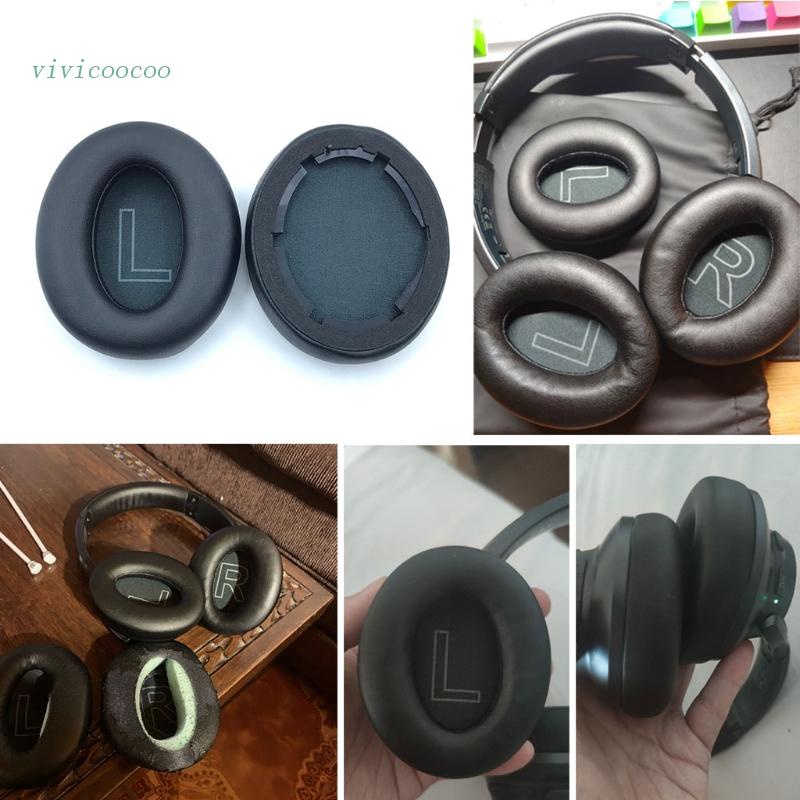 Vivi 2pcs Earpads Pengganti Bahan Memory Foam Untuk Headphone Anker Q20