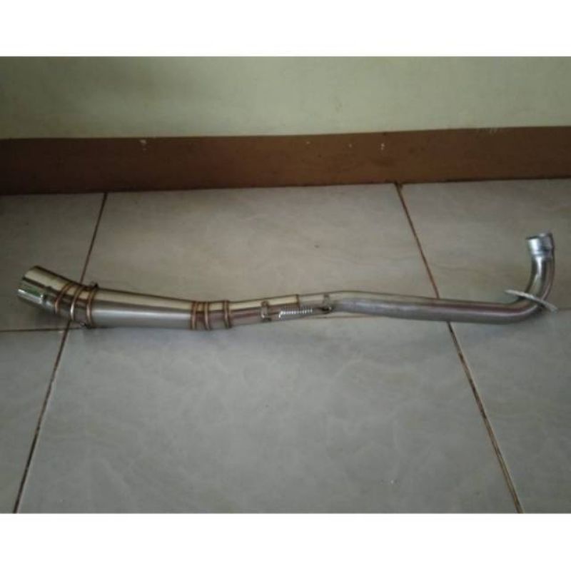 gulu banyak/pipa leher knalpot racing PNP Supra x125 Blade new kharisma Revo fi