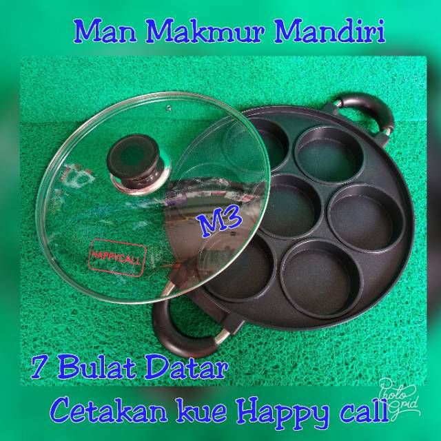 Cetakan Kue cubit kue apem teflon 7 Datar