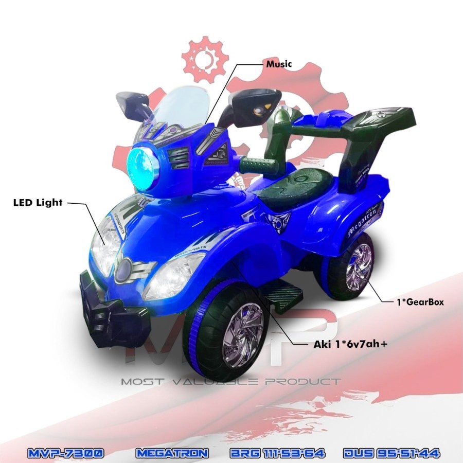 Kado Anak Motor Megatron Mainan Anak Motor Aki-Motor Listrik
