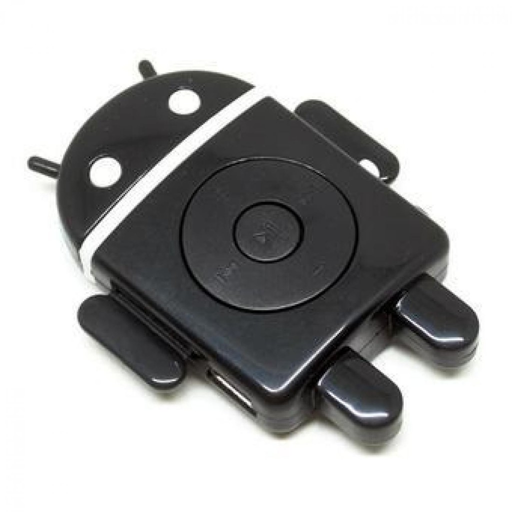 Android Robot MP3 Player TF card with Small Clip