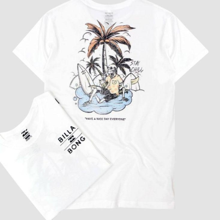 ♖ kaos surfing BILLABONG putih bil221 - Walkup cloth や