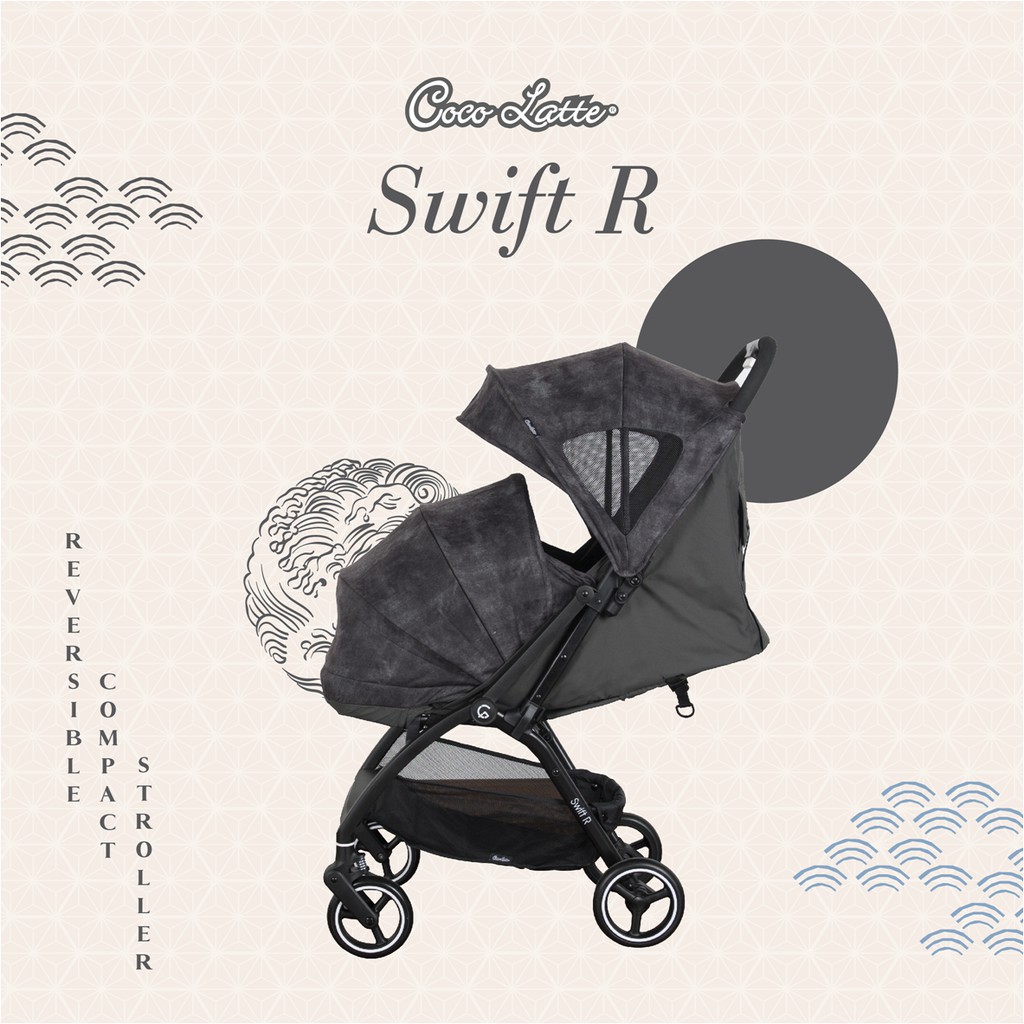 Makassar - Stroller Kereta Dorong Bayi Hadap Ibu Cocolatte CL-UR 5795 Swift R