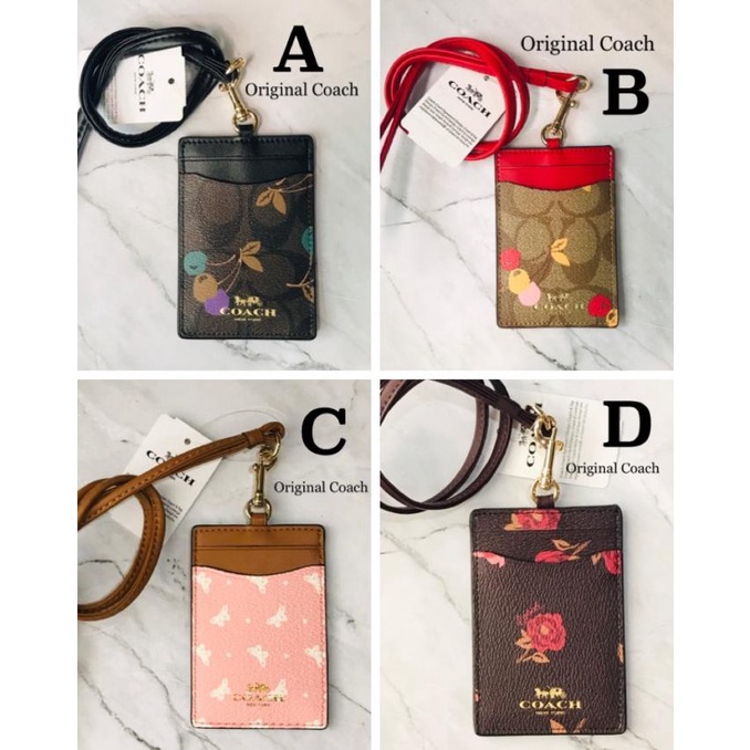 

BISA BAYAR DITEMPAT Coach Signature Lanyard ID Card Holder Name Tag Lanyard Coach EKSLUSIF Kode 791