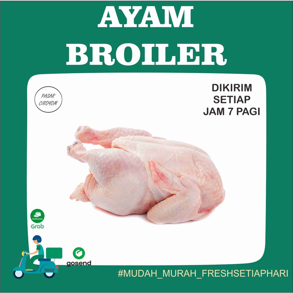 

AYAM BROILER FRESH MURAH BANDUNG 1kg